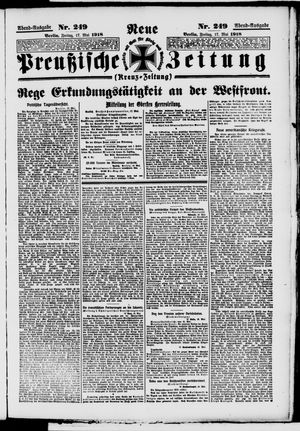 Neue preußische Zeitung vom 17.05.1918