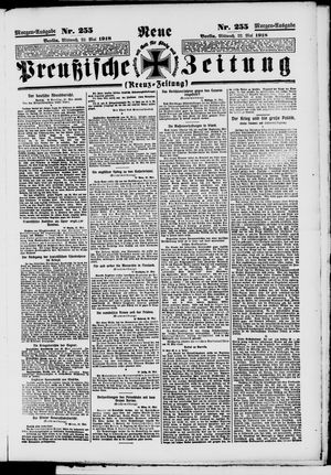 Neue preußische Zeitung vom 22.05.1918