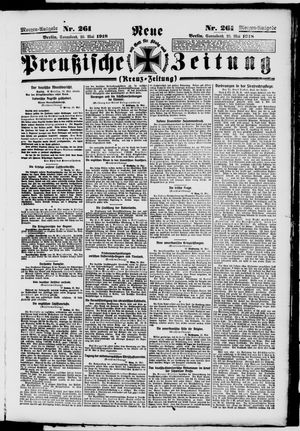 Neue preußische Zeitung vom 25.05.1918