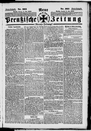 Neue preußische Zeitung vom 27.05.1918