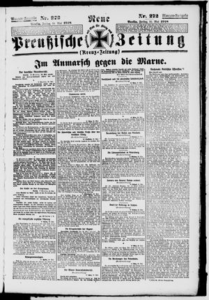 Neue preußische Zeitung vom 31.05.1918