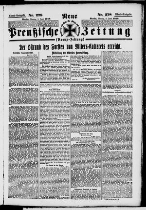 Neue preußische Zeitung vom 03.06.1918