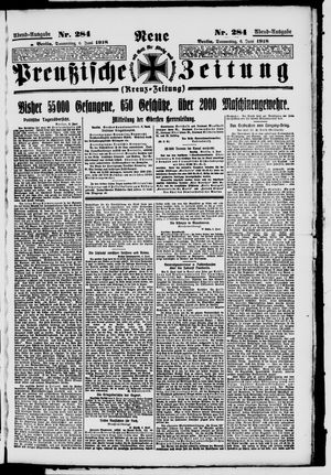Neue preußische Zeitung vom 06.06.1918