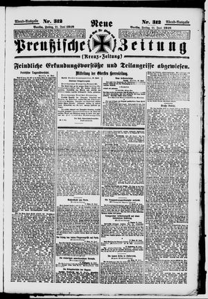 Neue preußische Zeitung on Jun 21, 1918