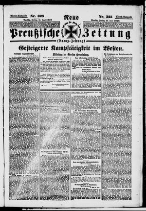 Neue preußische Zeitung vom 28.06.1918
