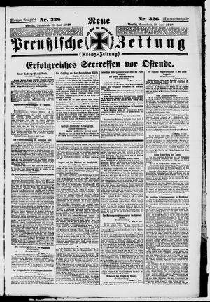 Neue preußische Zeitung vom 29.06.1918