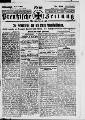 Neue preußische Zeitung vom 01.07.1918