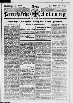 Neue preußische Zeitung vom 02.07.1918