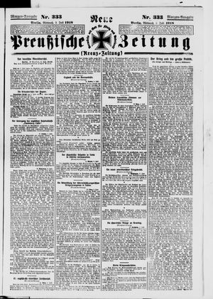Neue preußische Zeitung vom 03.07.1918