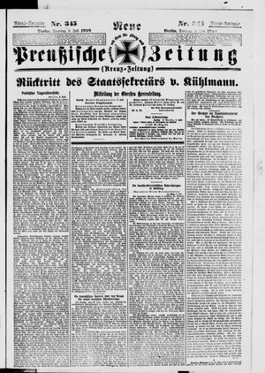 Neue preußische Zeitung vom 09.07.1918