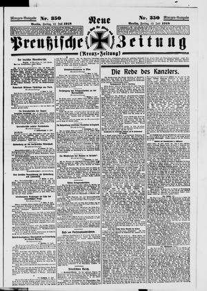 Neue preußische Zeitung vom 12.07.1918