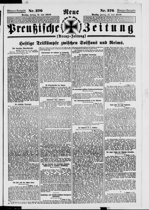 Neue preußische Zeitung vom 26.07.1918