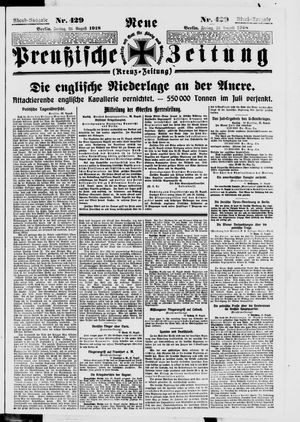 Neue preußische Zeitung vom 23.08.1918