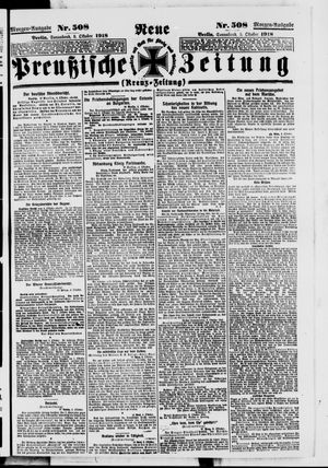 Neue preußische Zeitung vom 05.10.1918