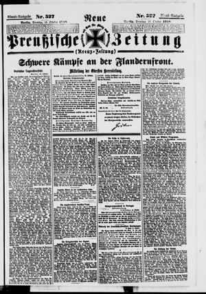Neue preußische Zeitung vom 15.10.1918