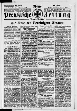 Neue preußische Zeitung vom 07.11.1918