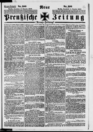 Neue preußische Zeitung vom 16.11.1918