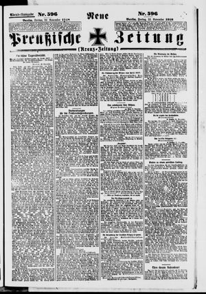 Neue preußische Zeitung vom 22.11.1918