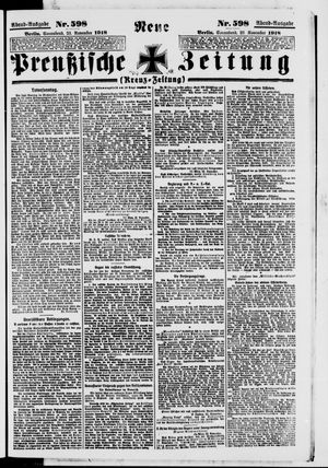 Neue preußische Zeitung vom 23.11.1918
