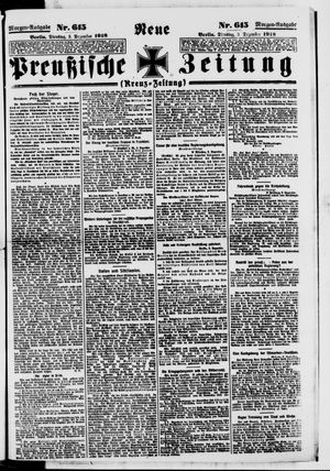 Neue preußische Zeitung vom 03.12.1918