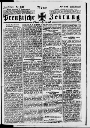 Neue preußische Zeitung vom 12.12.1918