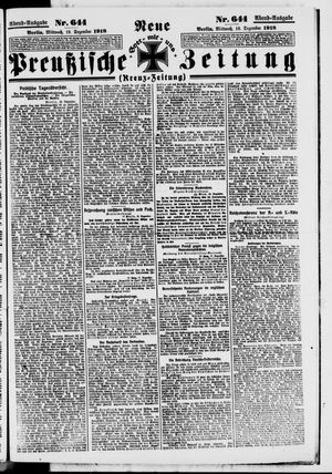 Neue preußische Zeitung vom 18.12.1918