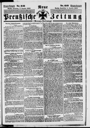 Neue preußische Zeitung vom 19.12.1918