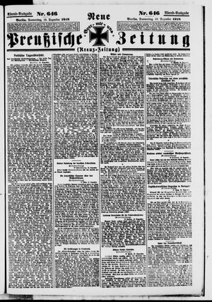 Neue preußische Zeitung vom 19.12.1918