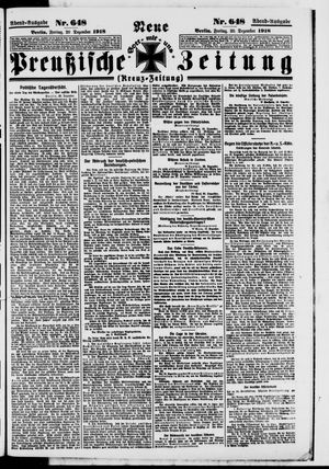 Neue preußische Zeitung vom 20.12.1918