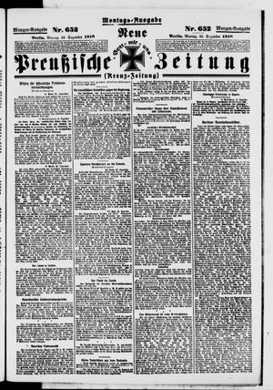 Neue preußische Zeitung vom 23.12.1918