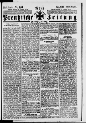 Neue preußische Zeitung vom 23.12.1918