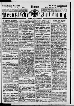 Neue preußische Zeitung vom 25.12.1918