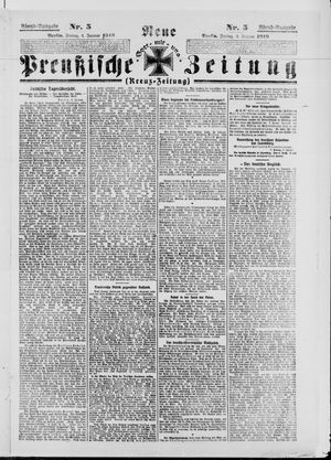 Neue preußische Zeitung vom 03.01.1919