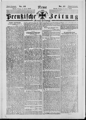 Neue preußische Zeitung vom 13.01.1919