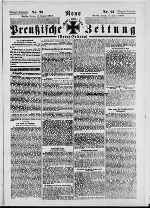 Neue preußische Zeitung vom 17.01.1919