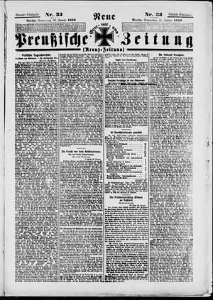 Neue preußische Zeitung vom 23.01.1919