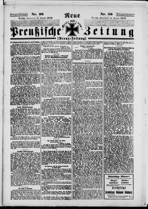 Neue preußische Zeitung vom 25.01.1919