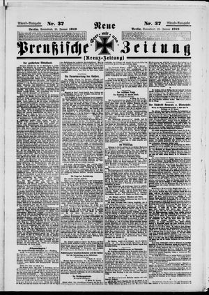 Neue preußische Zeitung vom 25.01.1919