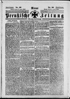 Neue preußische Zeitung vom 27.01.1919