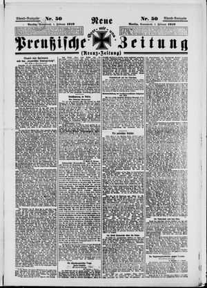 Neue preußische Zeitung vom 01.02.1919
