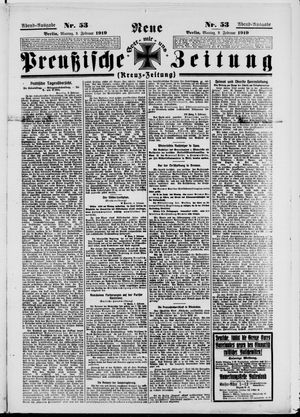 Neue preußische Zeitung vom 03.02.1919