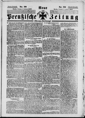 Neue preußische Zeitung vom 12.02.1919
