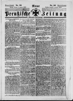 Neue preußische Zeitung vom 19.02.1919
