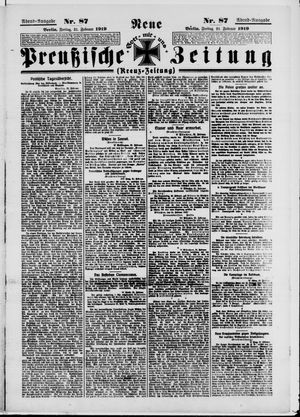 Neue preußische Zeitung on Feb 21, 1919