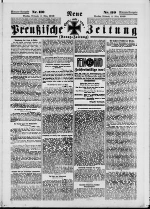 Neue preußische Zeitung vom 12.03.1919