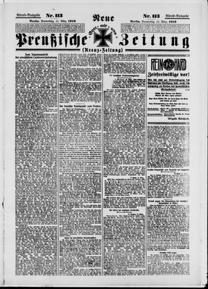 Neue preußische Zeitung vom 13.03.1919