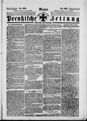 Neue preußische Zeitung vom 19.03.1919