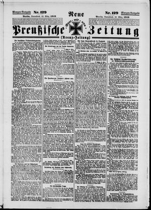 Neue preußische Zeitung vom 22.03.1919