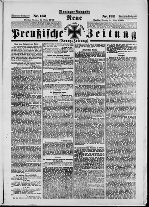 Neue preußische Zeitung vom 24.03.1919