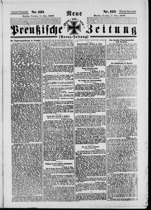 Neue preußische Zeitung vom 25.03.1919